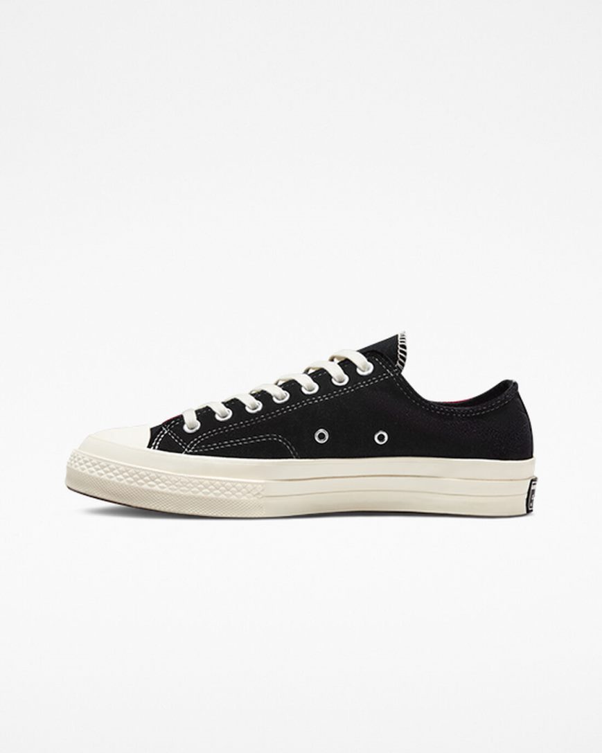 Tenis Converse Chuck 70 Beyond Retro Velvet Cano Baixo Masculino Pretas Vermelhas | PT E053P19